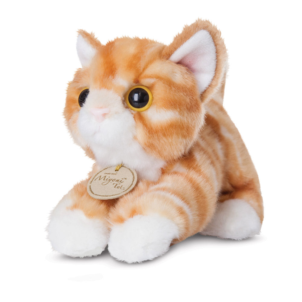 MiYoni Orange Tabby Cat Soft Toy Aurora World