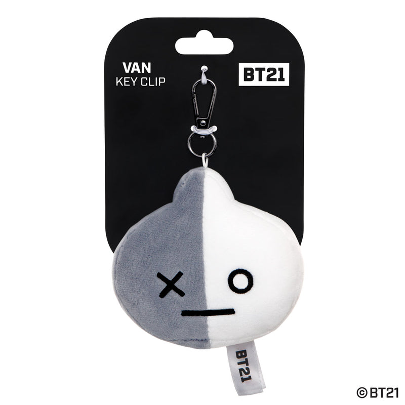 BT21 VAN Plush Key Clip 4In Aurora World