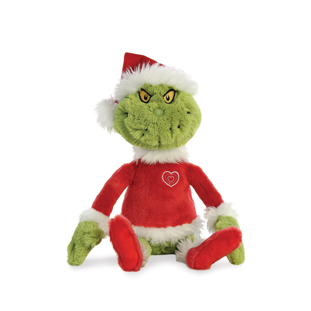 Dr. Seuss Santa Grinch 48cm Soft Toy - Aurora World LTD