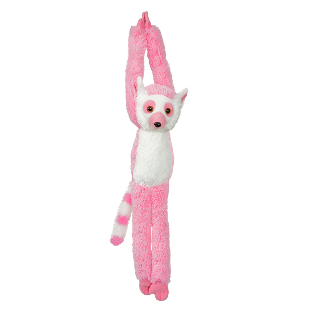 Hanging Lemur Pink Soft Toy - Aurora World LTD
