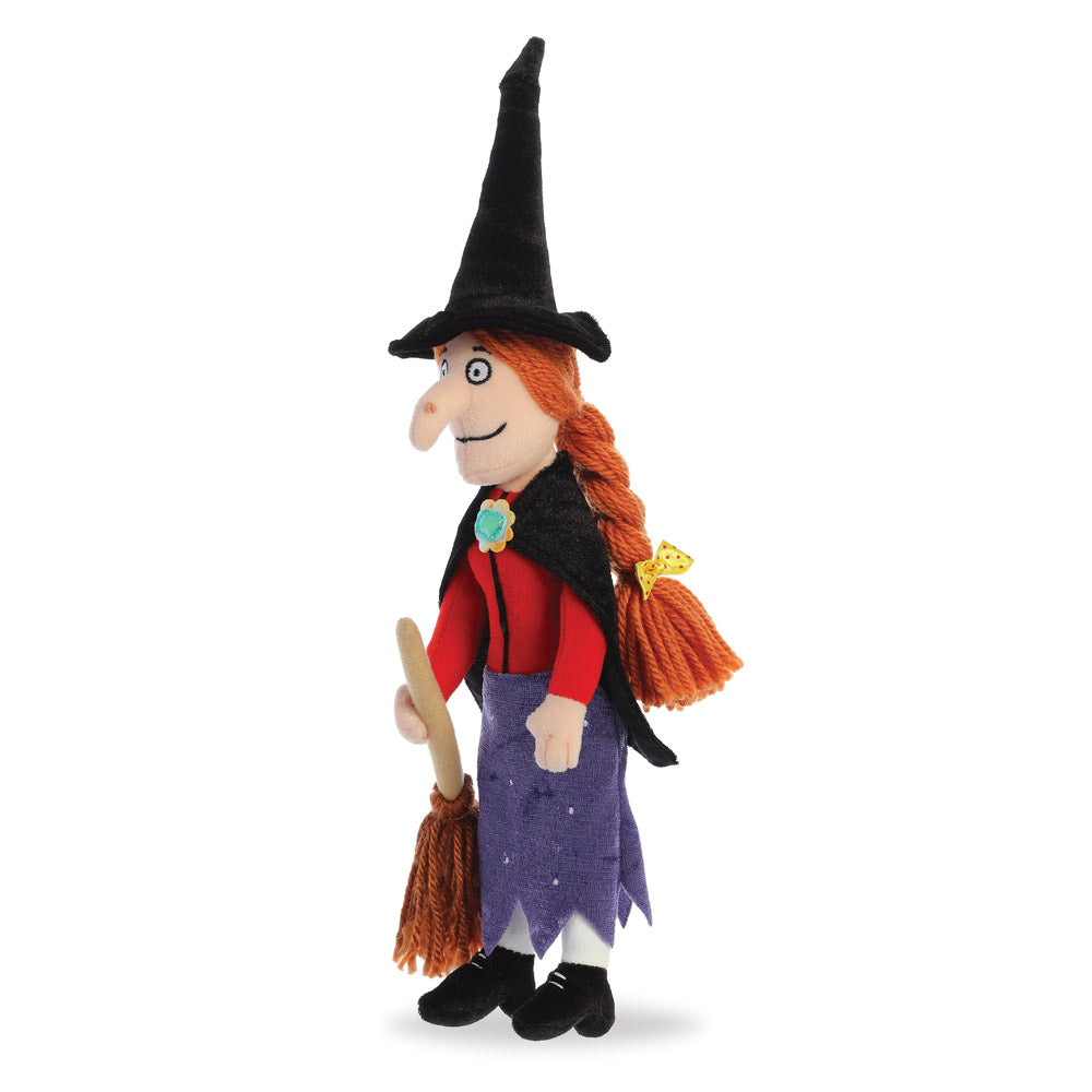 Room on the Broom Witch w/ Broom Soft Toy - Aurora World LTD